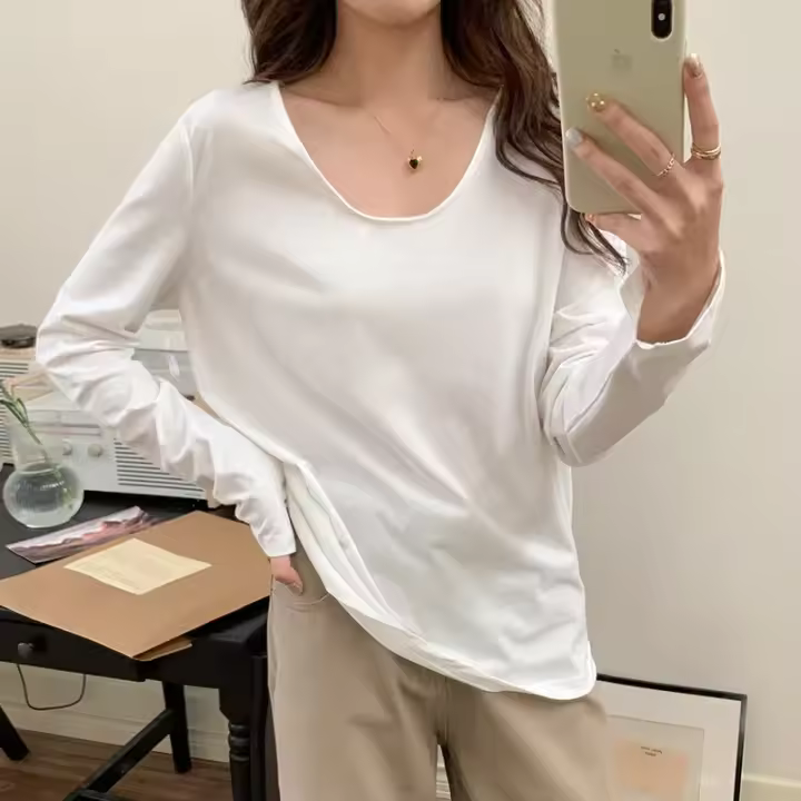 Camiseta De primavera Para Mujer, Ropa Para Mujer, Tops, Top corto, camisetas Para Mujer, Ropa Para Mujer - 1