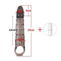 Funda reutilizable Leten, condón extensor grande, retrasa la eyaculación, alarga el pene masculino, juguetes sexuales para adultos para hombres - details 13
