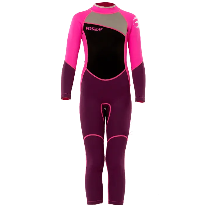 HISEA-traje de buceo de neopreno para niña, traje de surf, protector solar, antifricción, natación, juego de playa - 1