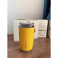Taza Tumbler Termo de Acero Inoxidable Blanco Lechoso Botella de Agua Aislada para Viajes - details 11