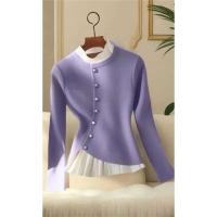 Camisa súper hermosa de temperamento único de estilo perezoso, ropa de mujer, Top con sentido de diseño de nicho de moda, otoño e invierno, 2025 - details 16