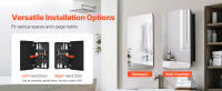 SucceBuy Botiquín, 16.5 x 27.5 pulgadas, para baño, con espejo y estantes ajustables - details 4