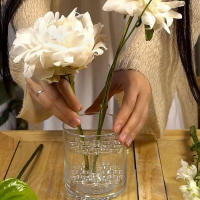 1 Juego de soporte giratorio Universal para arreglo de tallo de flor, herramienta de arreglo Floral Invisible, florero - details 4