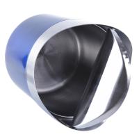Mini cubo de basura de acero inoxidable para coche, cubierta rodante desmontable, cubo de basura de polvo, cubo de basura de esc - details 7
