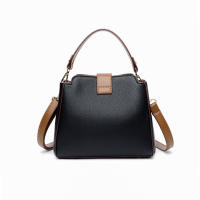 Bolso de hombro pequeño para mujer, bolso cruzado de cuero de PU de diseñador, bolso informal de color sólido - details 12