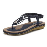 Sandalia Verano 2025 Sandalias Tejidas Zapatos Planos Grandes para Mujer 36-44 - details 2