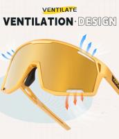 Kapvoe-gafas de sol fotocromáticas rojas para ciclismo, lentes fotocromáticas azules para ciclismo de montaña, deportivas, para hombre - details 6
