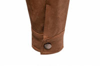 Chaqueta de ante con solapa para hombre, abrigo de tendencia de moda para exteriores, otoño e invierno, nuevo - details 20