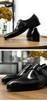 Zapatos de vestir Oxford de diseño clásico italiano de alta gama para hombre, zapatos originales de cuero genuino hechos a mano, cómodos para otoño - details 5