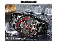 Reloj MINIFOCUS para hombre de acero inoxidable, movimiento de cuarzo, estilo deportivo, luminoso. - details 4