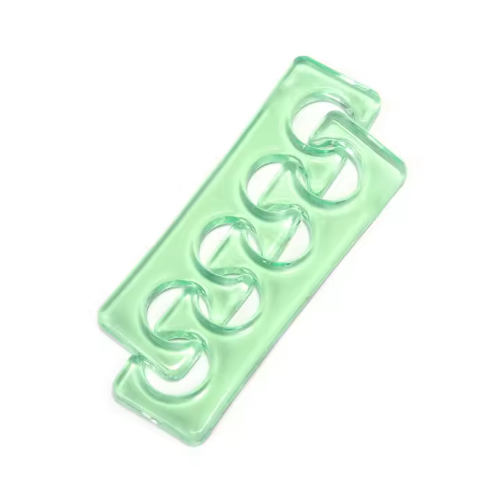 KADS Separadores de dedos de silicona suave, espaciador de dedos para manicura y pedicura, herramientas flexibles para pies y manos, 2 unids/lote por par - 1