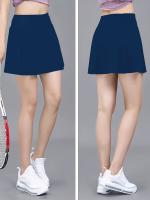 Falda Corta Deportiva para Mujer para Tenis, Bádminton, Yoga - Estilo Atlético Casual, Color Sólido, Mezcla de Poliéster y Spandex Elástico, Lavable a Máquina - Primavera/Verano/Otoño - details 22