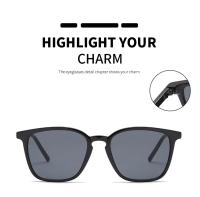 Nuevas gafas de sol de moda para mujer, gafas de sol rectangulares Retro de marca de diseñador para mujer, gafas cuadradas Vintage coloridas populares Ins - details 1