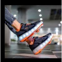 Nuevos Zapatos de Patinaje de Ruedas para Niños Zapatos Deportivos para Adultos con Luz - details 27