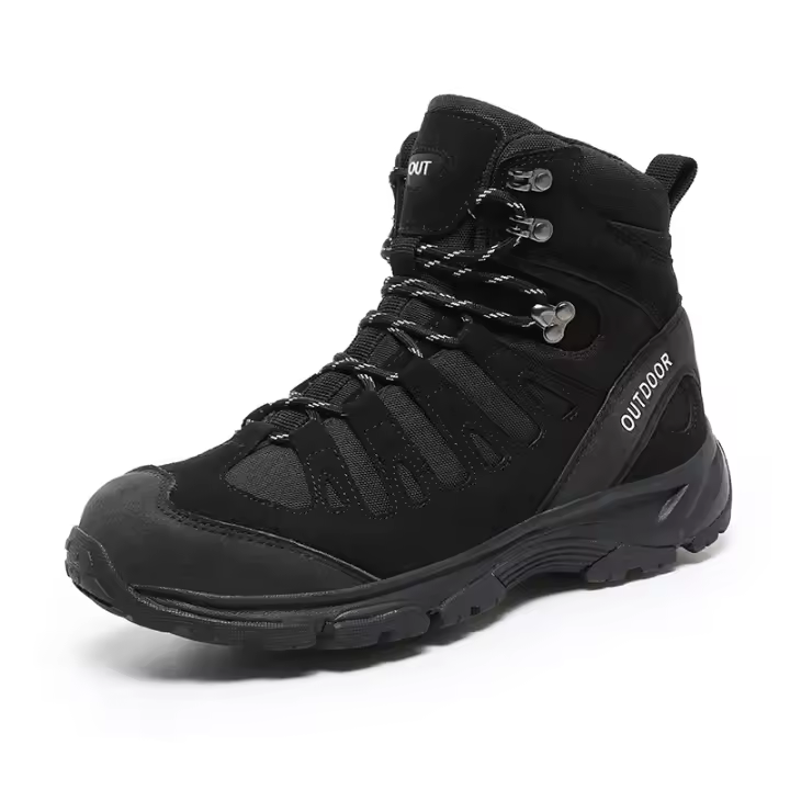 Botas de entrenamiento de combate tácticas para hombre, zapatos de senderismo de respuesta rápida antidesgaste para acampar al aire libre, zapatillas de pesca y caza - 1