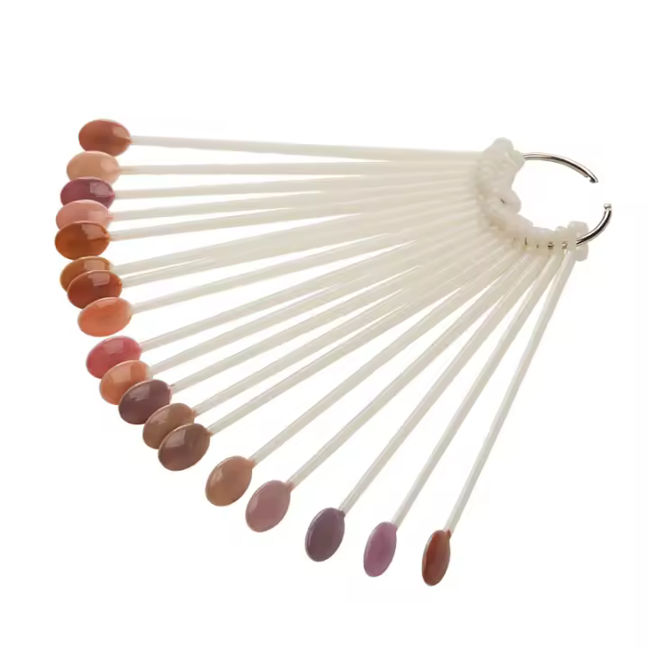 Herramientas de Práctica para Uñas Falsas 50PCS/Set Carta de Colores Forma de Abanico Ejamples de Uñas Coloridas Herramientas de Arte de Uñas Marca Clou Beaute - 1