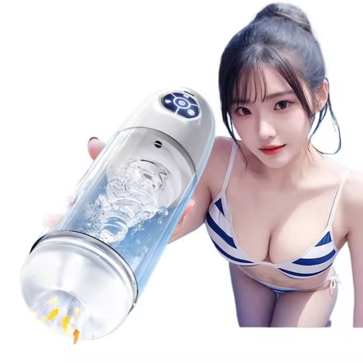 EROLABS Taza de Avión Giratoria para Baño de Agua para Hombres Placer Totalmente Automático Cañón de Masturbación Ultra Estanco y Altamente Estimulante - 1