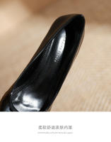 Zapatos de tacón de aguja puntiagudos de charol versátiles clásicos - details 5