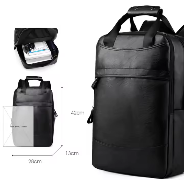 Mochila antirrobo para ordenador portátil para hombre, impermeable con carga USB morral, bolsa de viaje de negocios, nuevo diseño - 1