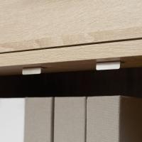 Estantes Abiertos Mueble Auxiliar de Almacenaje para Cocina Dormitorio Entrada Antivuelco 80x30x96,5 cm Natural - details 4