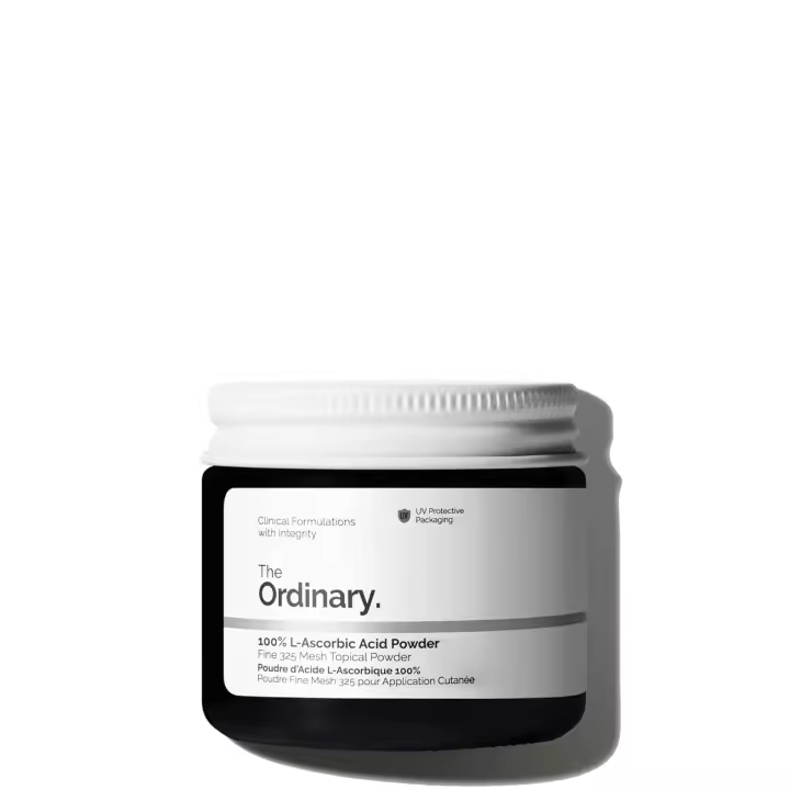 The Ordinary 100% polvo de ácido L-ascórbico, tratamiento de vitamina C para antienvejecimiento, 0,7 onzas - 1