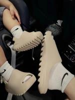 Zapatillas eva de suela gruesa al aire libre pisando zapatos de mierda zapatillas geniales para el hogar de las mujeres - details 12