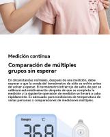 Termometro digital fiebre interior compresas posparto infrarrojos alpecin ataque gris resfriado bebe aspirador nasal - details 7