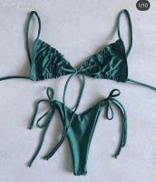 2020 traje de baño para mujer, bikini con tirantes, traje de baño liso de doble cara, bikini sexy, fiesta en la piscina, esencial, nuevo - details 23