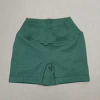 Hamidou pantalones cortos deportivos para mujer, Shorts de Yoga con cintura cruzada, gimnasio, entrenamiento, correr, cintura alta, realce de cadera, sin costuras, Fitness - details 6