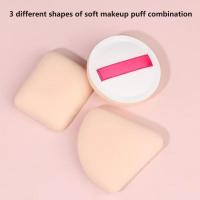 Esponja de maquillaje suave seca y húmeda reutilizable, conector de base líquida Compatible con Rubycell, tamaño 8cm, 2/3 Uds. - details 11