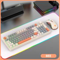K820 USB juego con cable teclado ratón conjunto iluminado escritorio/portátil hogar Oficina teclado masculino femenino - details 2