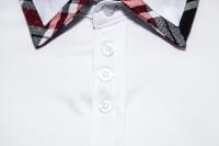Nueva llegada de los hombres a cuadros bloque de Color camisa de manga larga otoño Casual Patchwork camisas hombre oficina diaria trabajo Social Top camisas - details 4