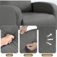 Sillón de Masaje Silla Relax Butaca Sofá Ajustable de Relajación con Función Reclinable para Sala de Estar y Dormitotio Gris - details 6