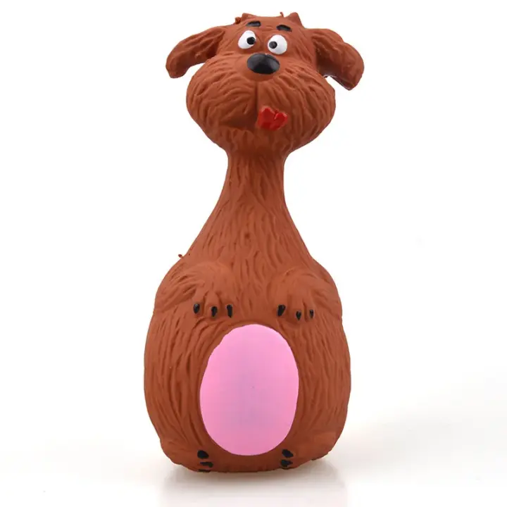 Juguetes para masticar de goma suave, cuatro estilos, juguetes interactivos chirriantes para lanzar, juguetes divertidos y bonitos para mascotas - 1