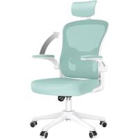 Silla de Oficina Ergonómica Ajustable Respirable, Ajustable, Giratoria de 360°, Reposabrazos Abatibles de 90°, Soporte Lumbar - details 8