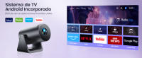 【Corrección trapezoidal automática】Mini proyector portátil con 270° soporte giratorio, Android 11,300 ANSI Wimius L1 proyector, WiFi6 Bluetooth proyector soporte 1080P, videoproyector de enfoque corto para cine en casa - details 2
