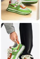 2025 nueva malla de verano zapatos para correr transpirables plataforma aumentando tendencia zapatos de los hombres zapatos de papá zapatos casuales. - details 10