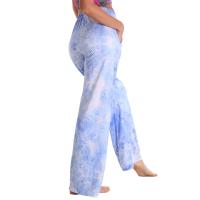 Pantalones casuales, bolsillos estampados, bandas elásticas, ropa de hogar recta y holgada para mujer - details 8