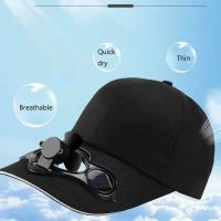 Gorra de béisbol con energía solar de verano, visera con ventilador de refrigeración para uso en exteriores - details 1