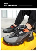 Botas de Seguridad para Hombres Impermeables, Anti-golpes, Anti-perforaciones con Punta de Acero - details 12