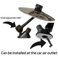 Piezas creativas de reparación de platillos para coche, instrumentos musicales, Mini tambor, platillo de choque, esencial para coche, tambor compacto, ventilación de aire - details 9