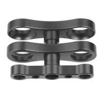 Abrazadera de Clip de mariposa para trípode, brazo de articulación esférica de 1 pulgada, montaje 1/4 3/8 para cámaras Gopro, linterna de luces de buceo subacuáticas - details 7
