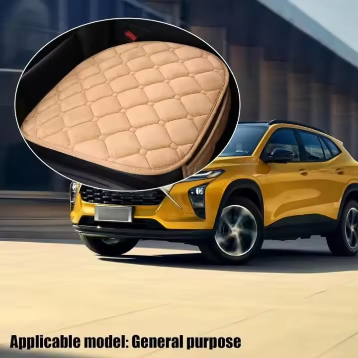 Cojín de coche 2UDS, suave y cómodo sin respaldo, protector de asiento universal para la mayoría de los SUV - 1
