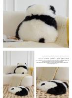 Cojín de Peluche de Panda Almohada de Espalda de Dibujos Animados para Decoración de Sofá de Estar - details 6