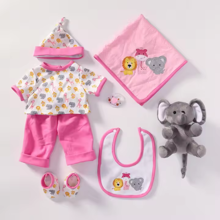 Muñeca de bebé Reborn de 4 Estilos Diferentes, Se Ajusta a 50-55 CM, Muñecas recién Nacidas, Vestido, Toda la Ropa de algodón - 1