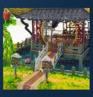 MMZ-modelo 3D rompecabezas de Metal IRON STAR J52209, Kits de pabellón junto al agua, juguetes modelo para ensamblar DIY para niños, regalo para adultos - details 12