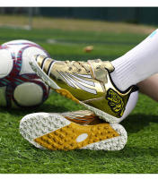 Nuevos zapatos de fútbol dorados a la moda para niños, zapatos de fútbol antideslizantes cómodos, zapatillas deportivas para niños, zapatillas deportivas para niños - details 29