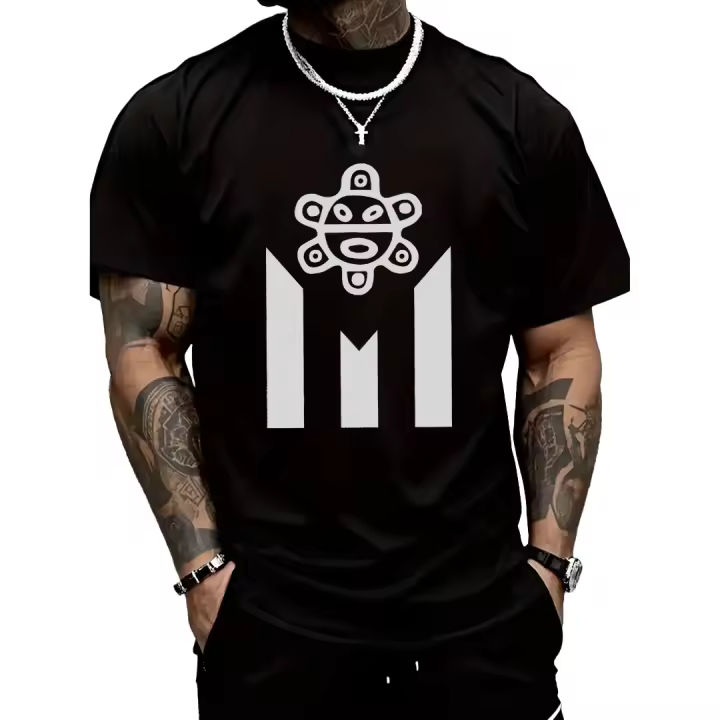 Camiseta Gráfica de Algodón 100% Estilo Puerto Rico Inspirado Ligera, Transpirable, Lavable en Máquina Ideal para Salidas Casuales, Deportes y Ropa Diaria Diseño Sencillo, Regalo de Festival - 1