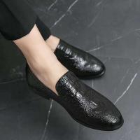 Nuevo 2023 zapatos de oficina de cuero genuino de vestir de negocios para hombres, zapatos casuales Mokasin Gommino - details 13