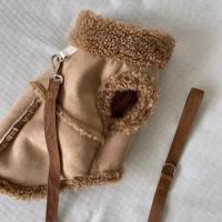 Chaleco de Invierno para Perros Cálida Prenda de Mascota de Piel de Vaca para Perros Pequeños y Medianos Ropa de Cachorro Terrier de Yorkshire - details 3